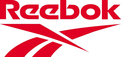 Red Reebok logo on a white background
